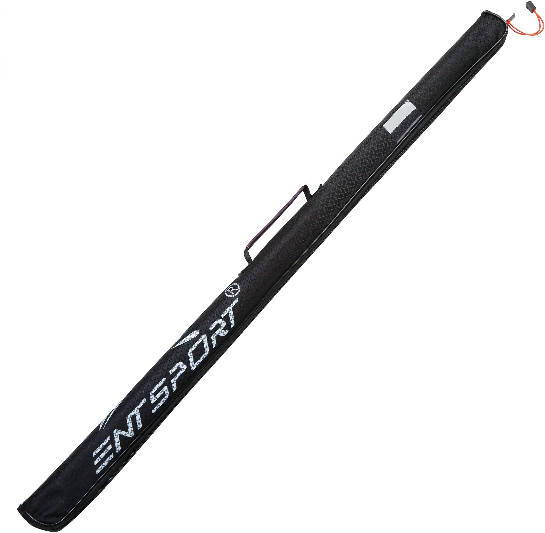 Fishing Rod Bag 45-Inches Durable Fishing Rod Tubes Rod Cases for 2 Piece 7ââ‚¬Ëœ Rod (Black, 45-Inches, Only Suitable for 2 Pieces Rod)