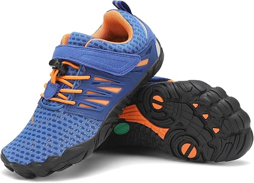 SAGUARO Barefoot Zapatillas Minimalista Comodas Zapatillas de Trail Running per Niños Niñas, Gr.24-36