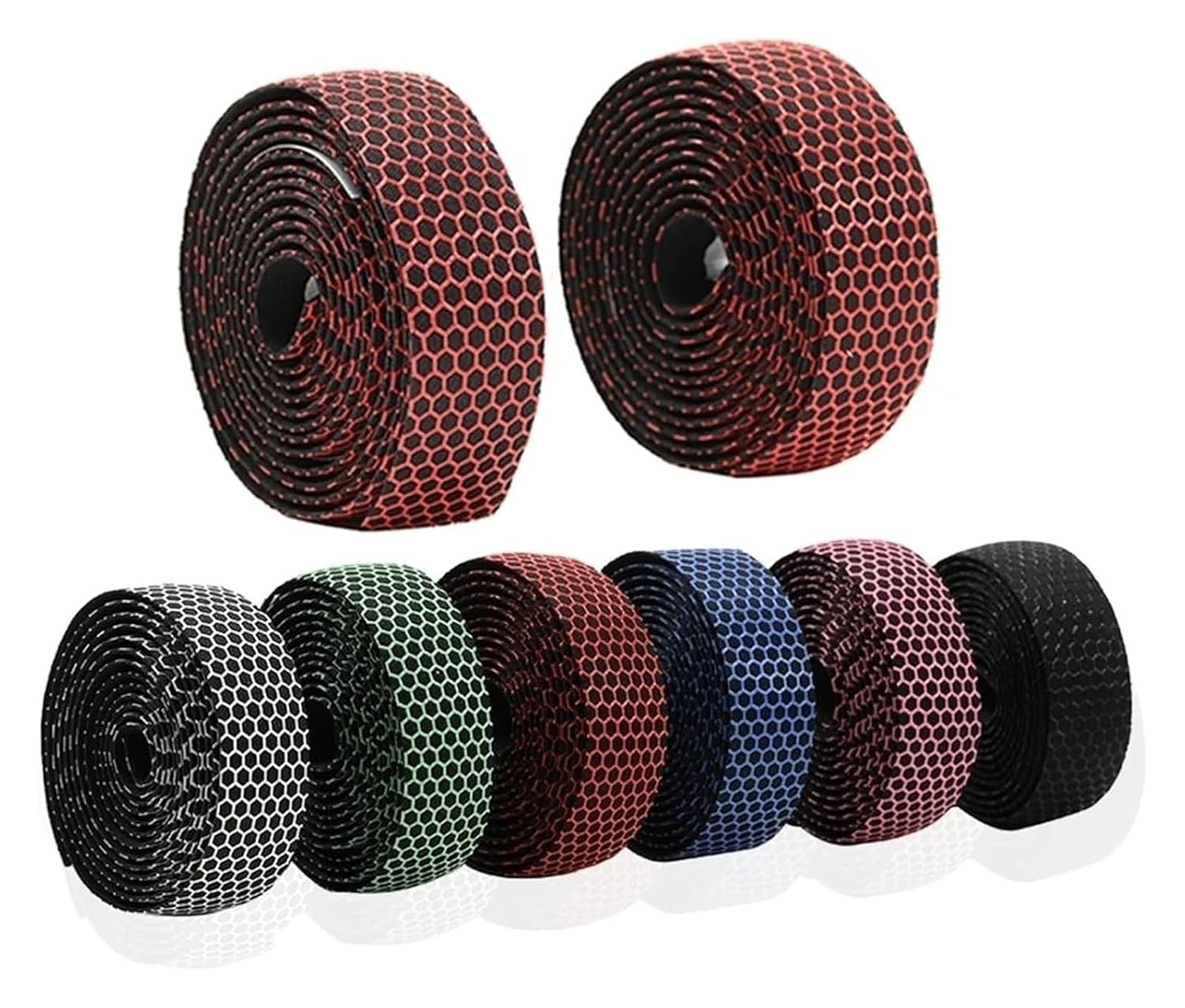 Handlebar Tape,Bike Handlebar Tape Road Bike Tapes Silicone Bike Handlebar Cover Soft Anti-Slip Bike Handlebar Tapes Band Racing Bicycle Handle Strap(Blue)