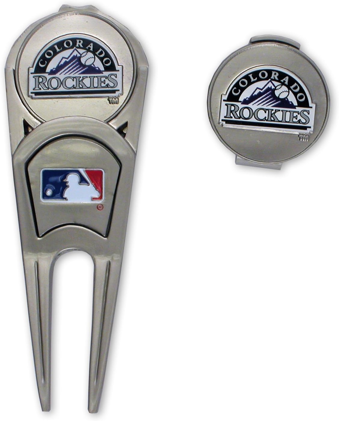 MLB Colorado Rockies Ball Mark Repair Tool & Hat Clip