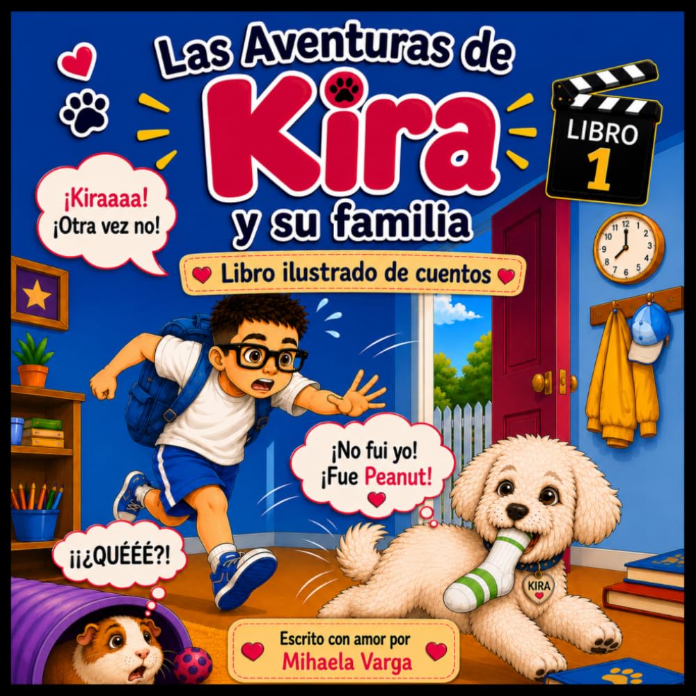 Las Aventuras de Kira y su familia: Libro ilustrado de cuentos (Las Aventuras Familiares de Kira)
