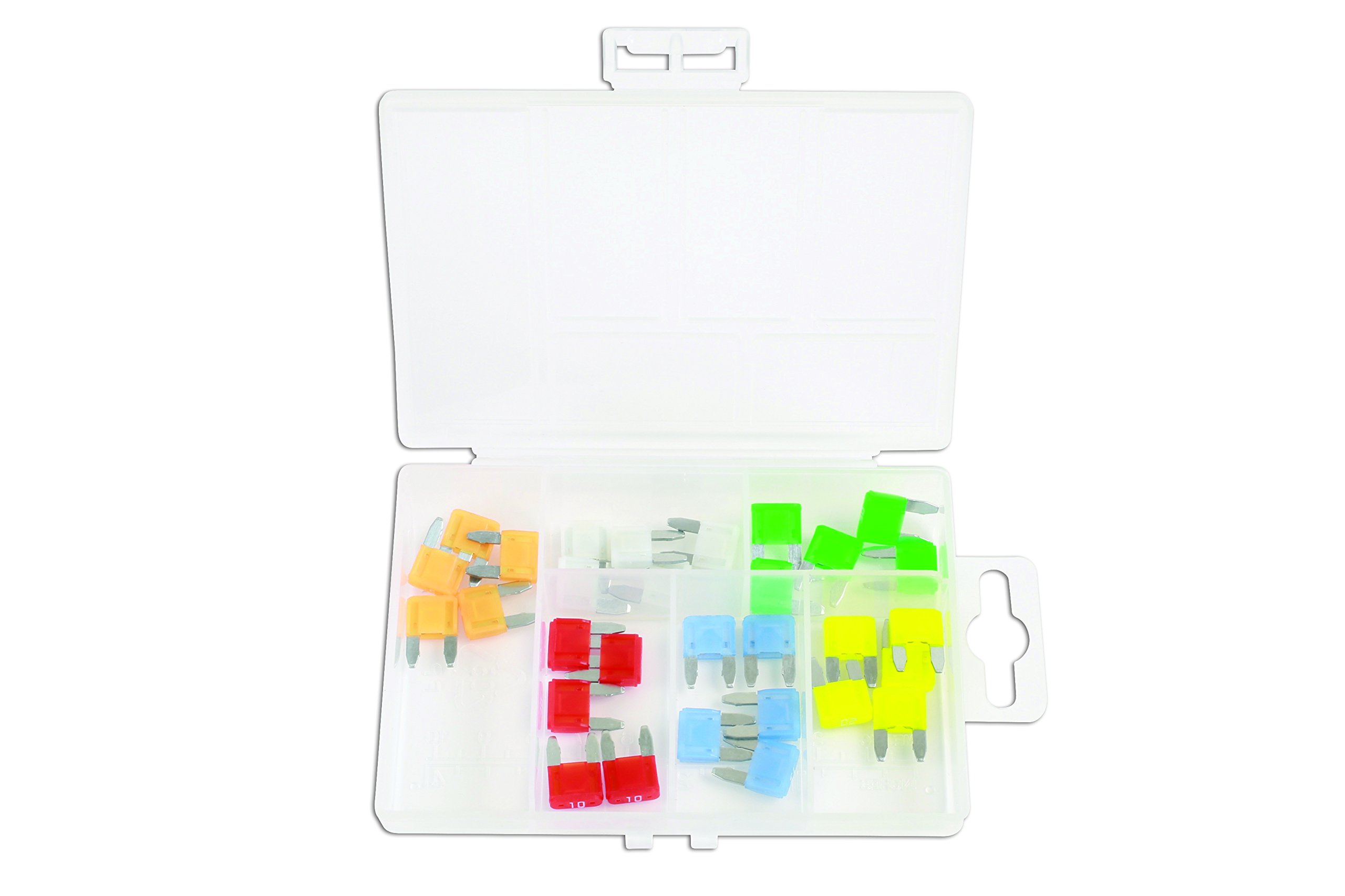 CONNECT 37157 Assorted LED Mini Blade Fuses Electrical Automotive 30 Pieces