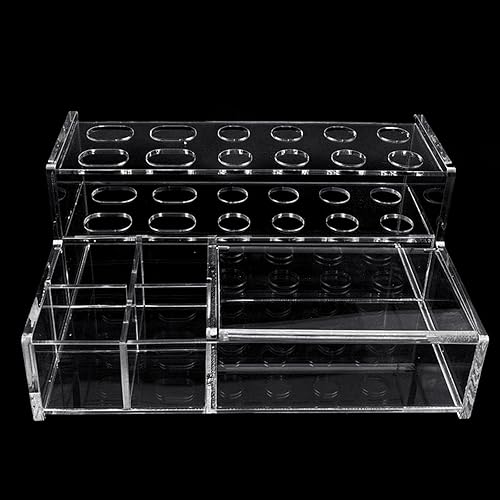 Miniatura 6 de Soporte de colocación de resina compuesta acrílica Soporte Aplicador de jeringas Dispensador de vinculación Caja de almacenamiento Herramienta