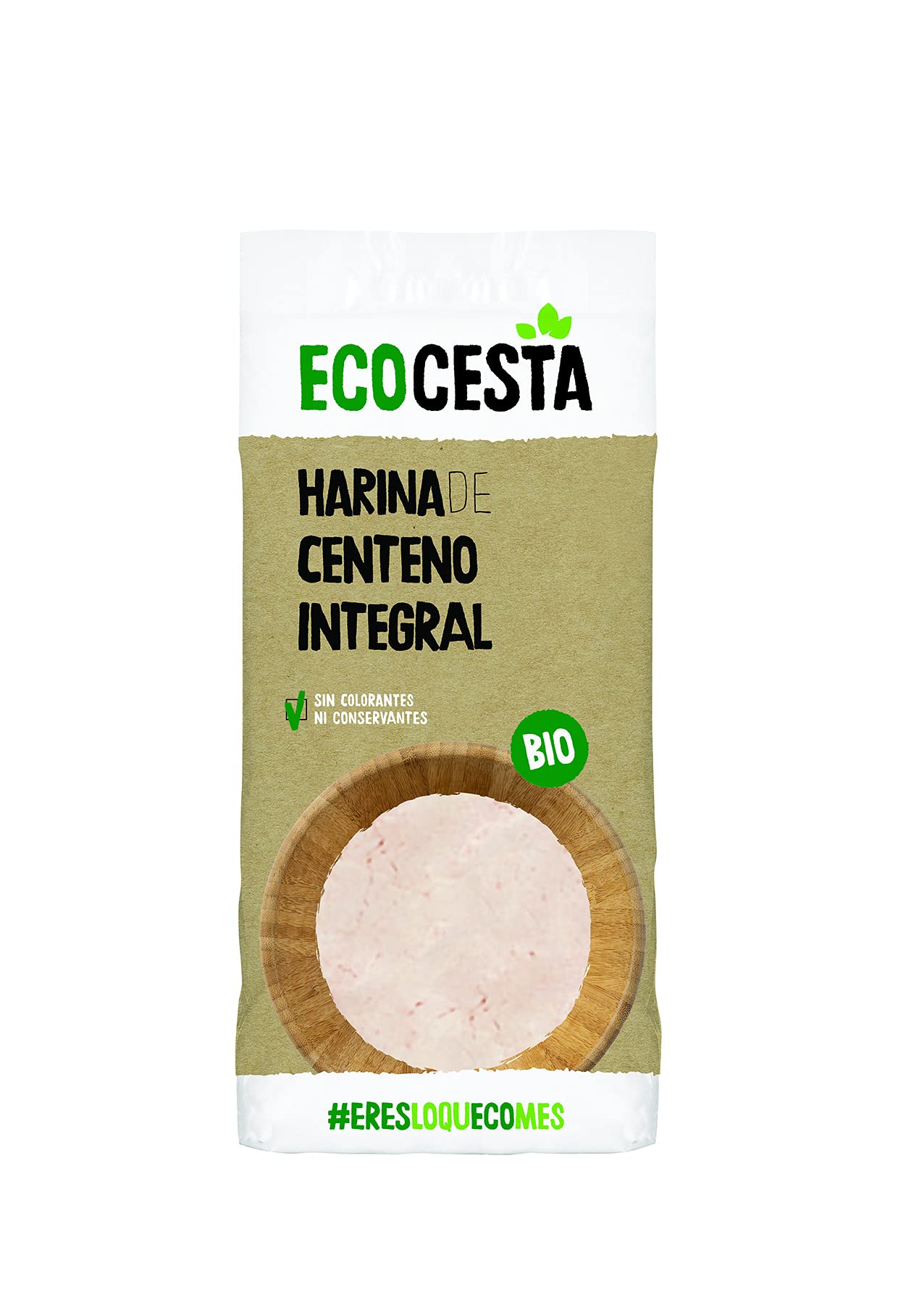 Harina Ecológica de Centeno Integral 500 g Alto Contenido en Fibra