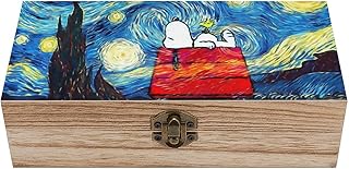 収納ボックス 木製 スヌーピー アクセサリー収納ケース コレクションケース 小物入れ 収納盒 ジュエリー収納ケース 小型