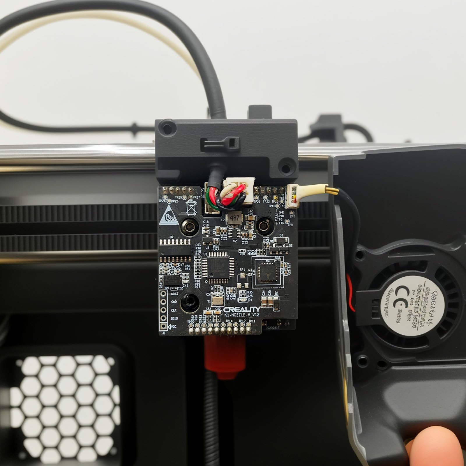 Creality Plaque d'adaptation Hotend K1/K1 Max/K1C/K1 SE, adaptateur de buse PCB officiel OEM PCB, kit de remplacement pour imprimante 3D
