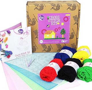Asian Hobby Crafts Cross Stitch Kit for Beginners | Complete Embroidery Starter Kit for DIY Craft & Needlework | Ideal for Art, Hobby & Home Decor Projects-picture-14