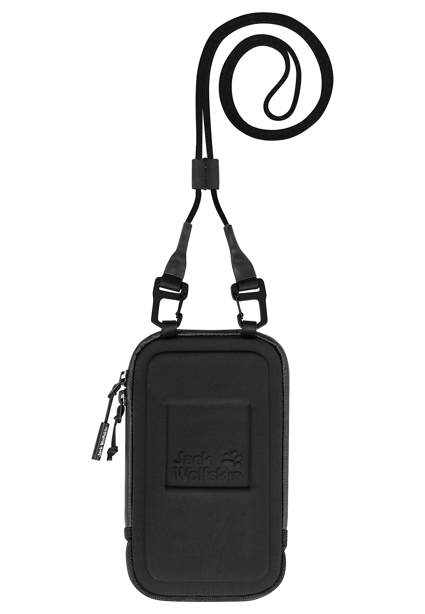 Jack Wolfskin Unisex – Frankfurt Phone Pouch Torba Na Smartfon, Ultra Czarna, Rozmiar Uniwersalny