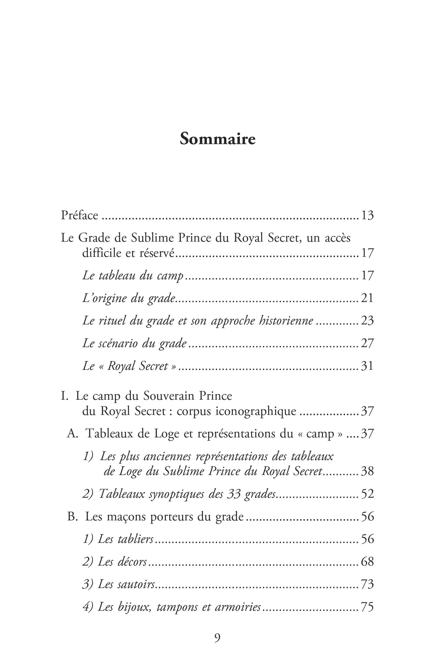 Le grade maçonnique de Sublime Prince du Royal Secret