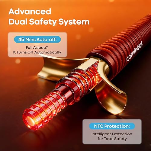 Miniatura 3 de Almohadilla térmica USB, almohadillas de viaje calentadas de 5 V, 3 ajustes de calor y apagado automático, terapia caliente para aliviar el dolor y