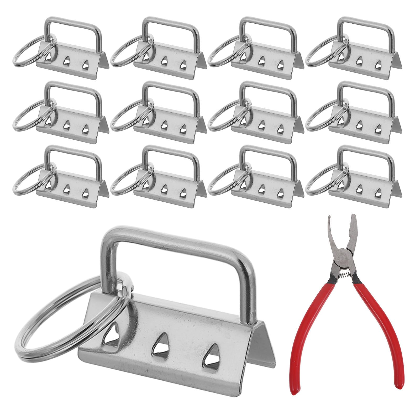 Abrazadera para llaveros ergonómica con alta sujeción Gadpiparty en pack de 50