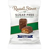 Vista 30 de Russell Stover Caramelos de chocolate sin azúcar, bolsas de 3 onzas
