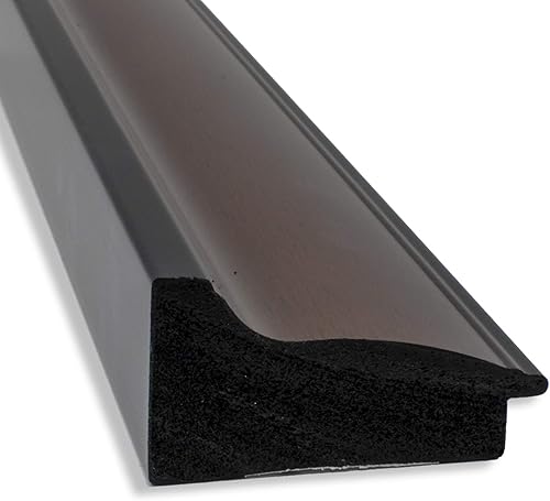 Miniatura 2 de Amanti Art Espejo de puerta no biselado (51.5 x 17.5 pulgadas), marco de nogal Yale, espejo de longitud completa, espejo de pared, color marrón