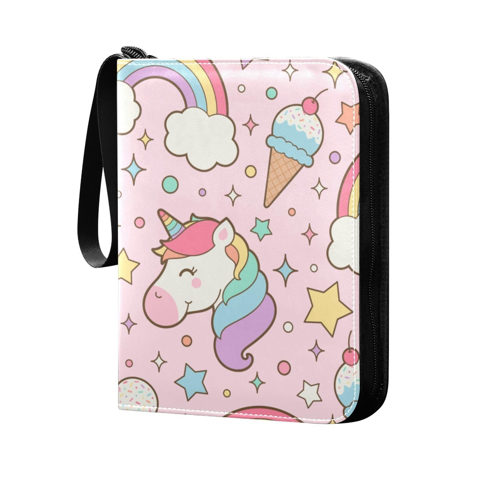 Rainbow Unicorn Game Card Binder, Trading Card Sleeves for 3 Ring Binder,  Soccer Card Storage : Amazon.ca: Toys & Games