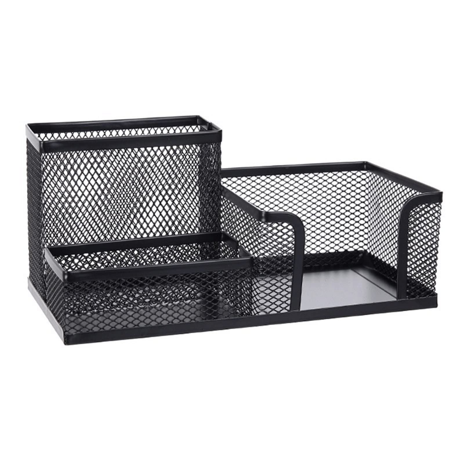 JINGYAN Pencil Holders Mesh Pencil Holder for Pen Organizer Cup Stationery for Office(Schwarz)