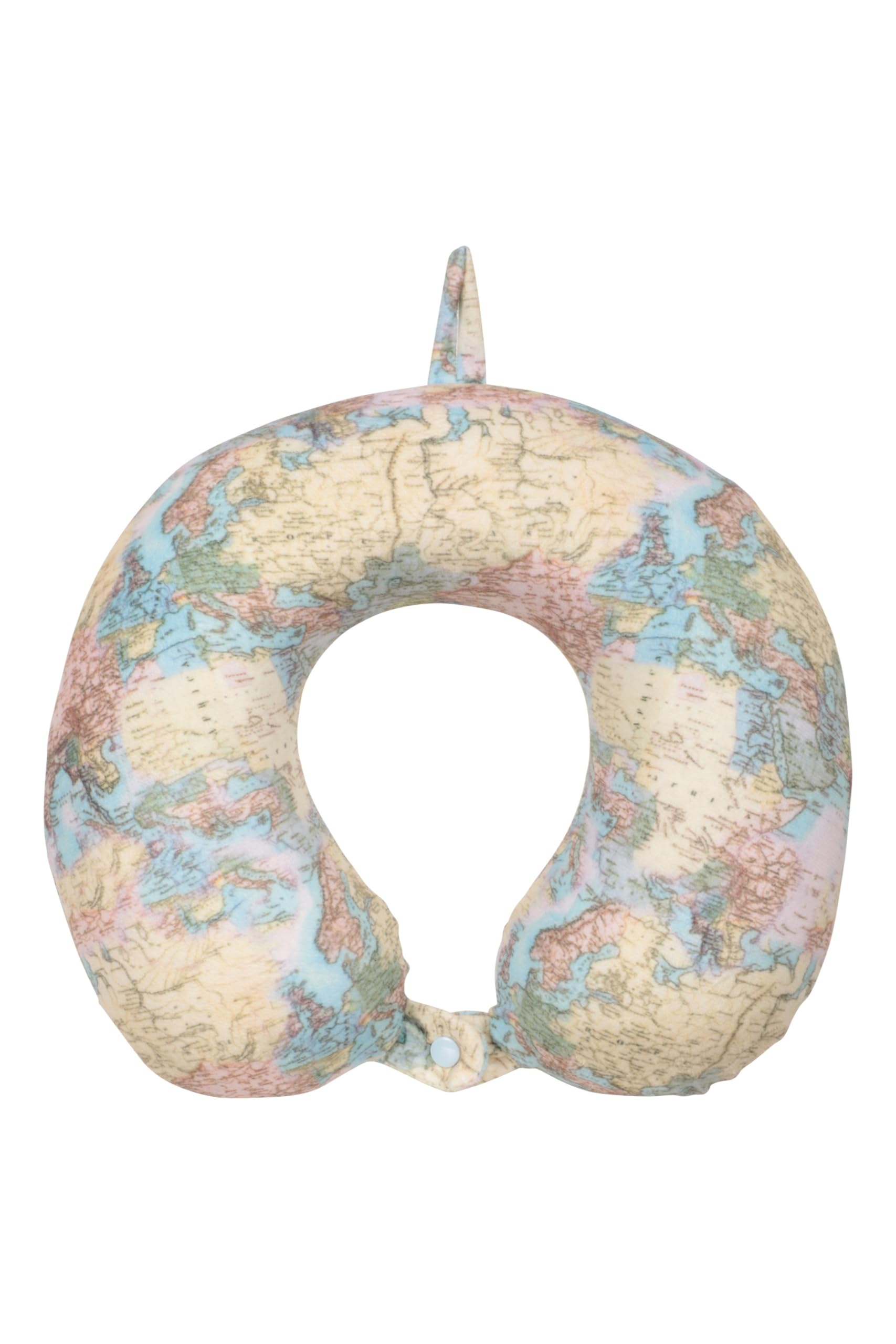 Mountain Warehouse Patterned Memory Foam Travel Pillow - Best for Summer, Camping & Backpacking