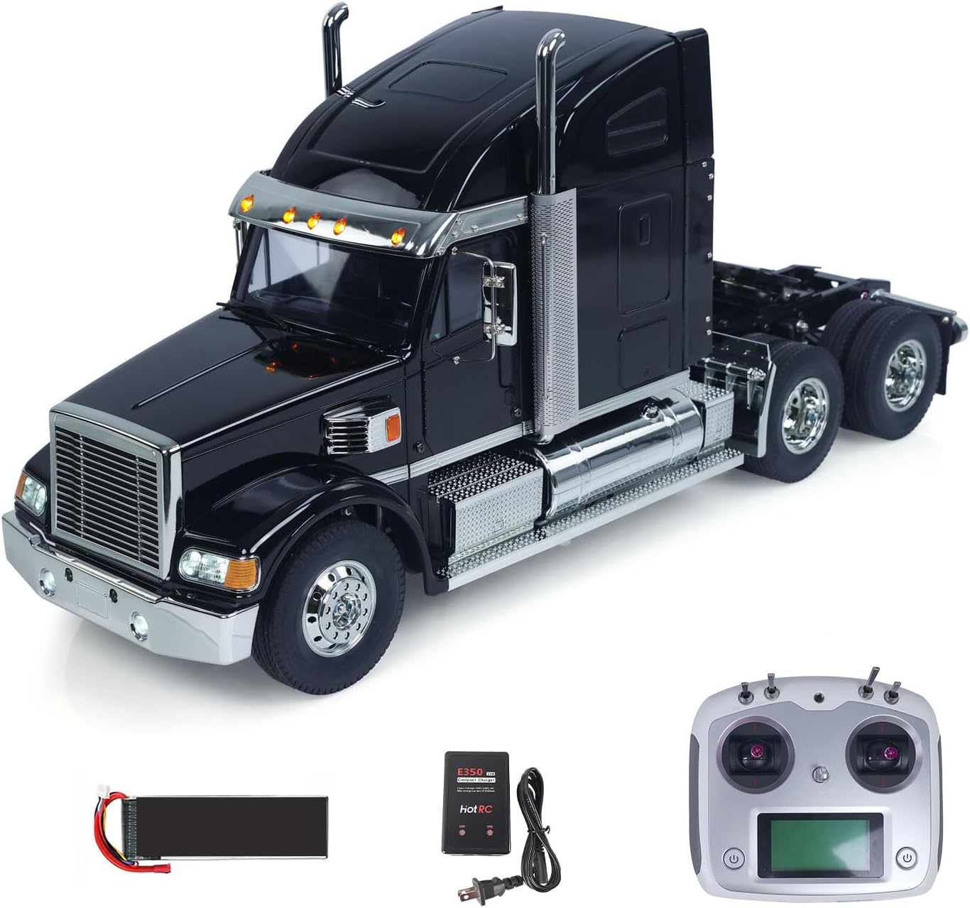 Customized DIY Tamiya Knight Hauler 56314 6 * 4 1/14 RC Tractor Truck Remote Control Lorry Car Model Light Sound I6S Radio Battery Hobby Grade Model for Ages 14+