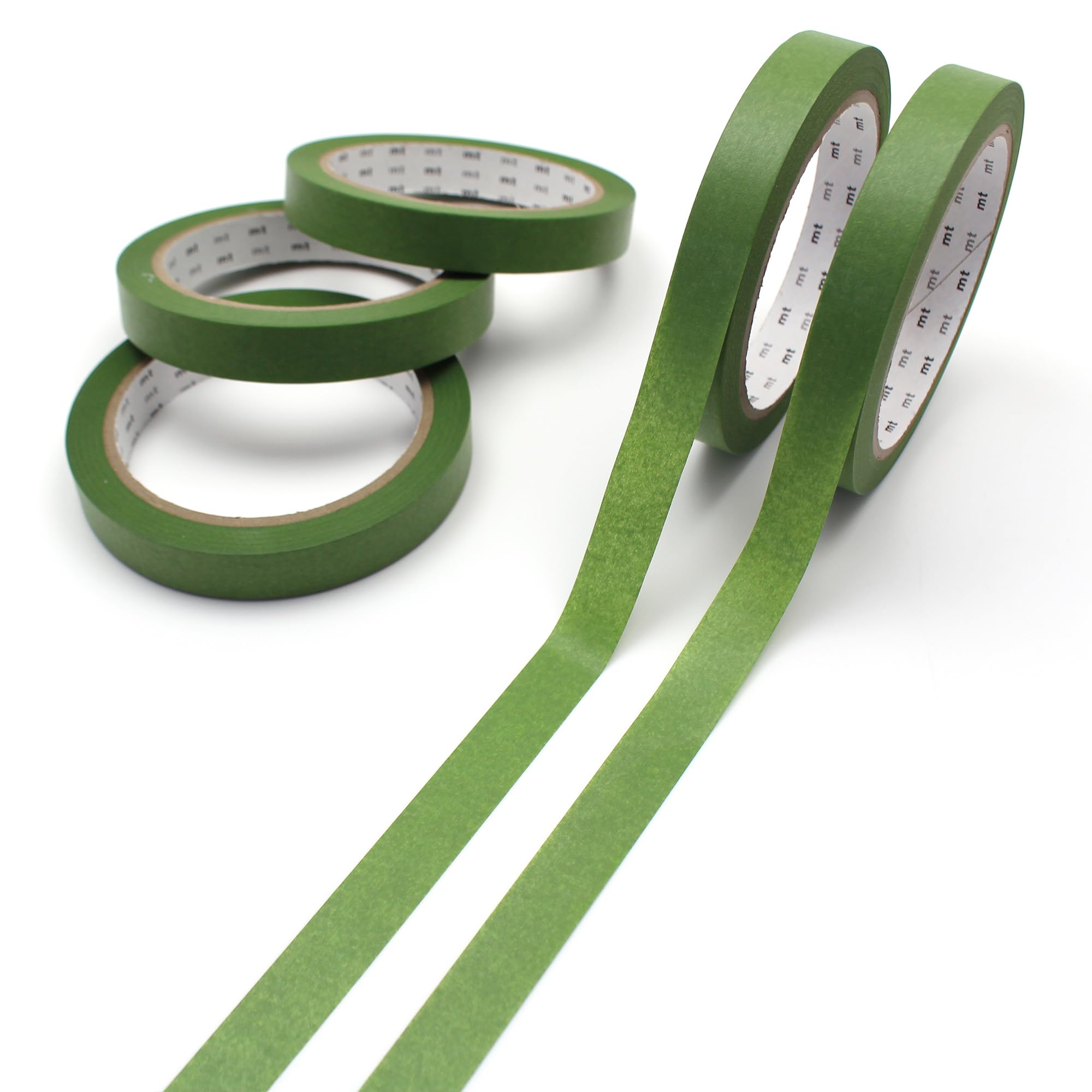 【Amazon.co.jp Exclusive】 mt Large Core Olive Green 5-Roll Pack (Strong Adhesion/Washi Paper) Wrapping Gift (Official Store/Large Capacity) Kamoi Kogyo Co., Ltd. Solid Green/Masking Tape Masking Tape :