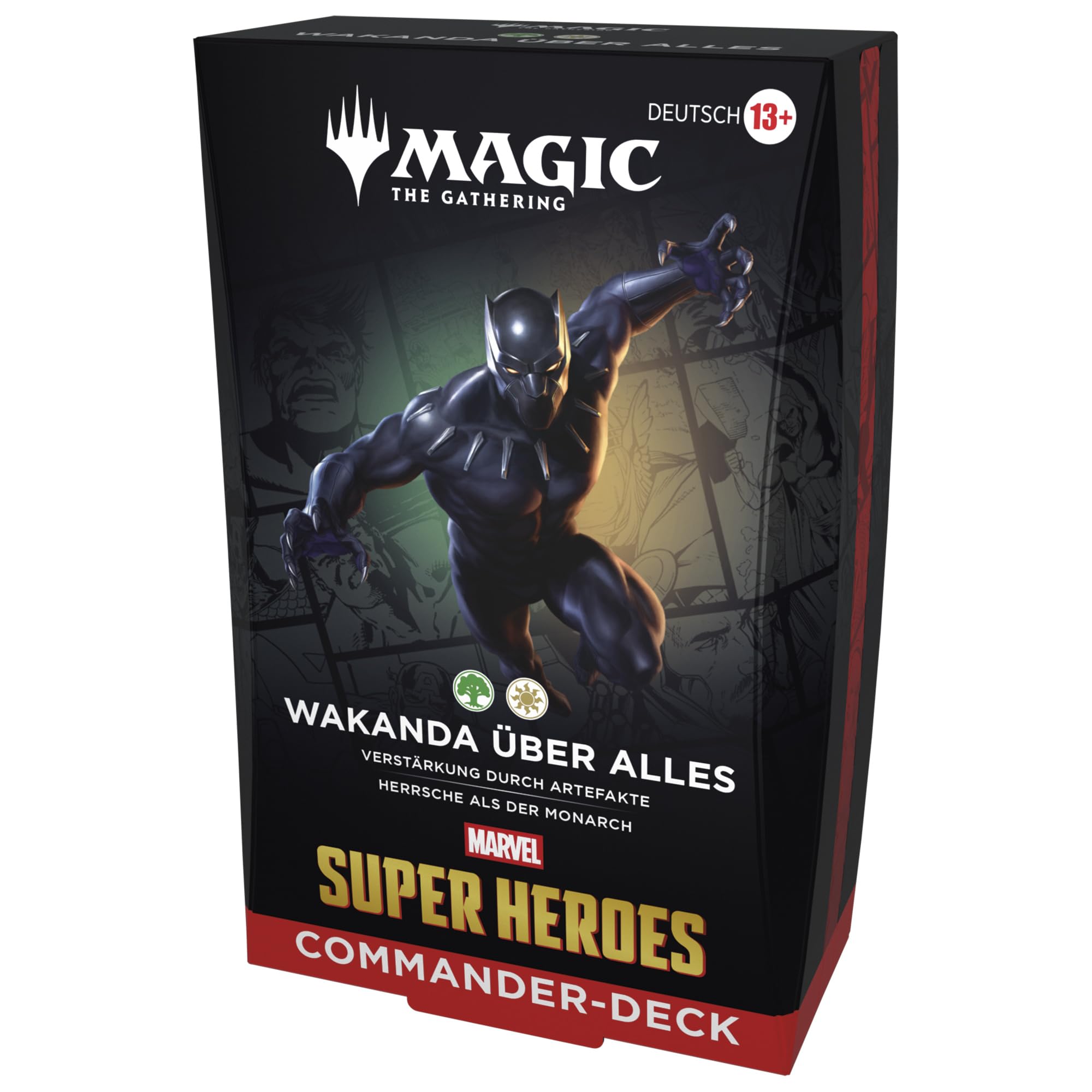 Magic: The Gathering | Marvel Super Heroes Commander-Deck – Wakanda über Alles! (Deutsche Version)