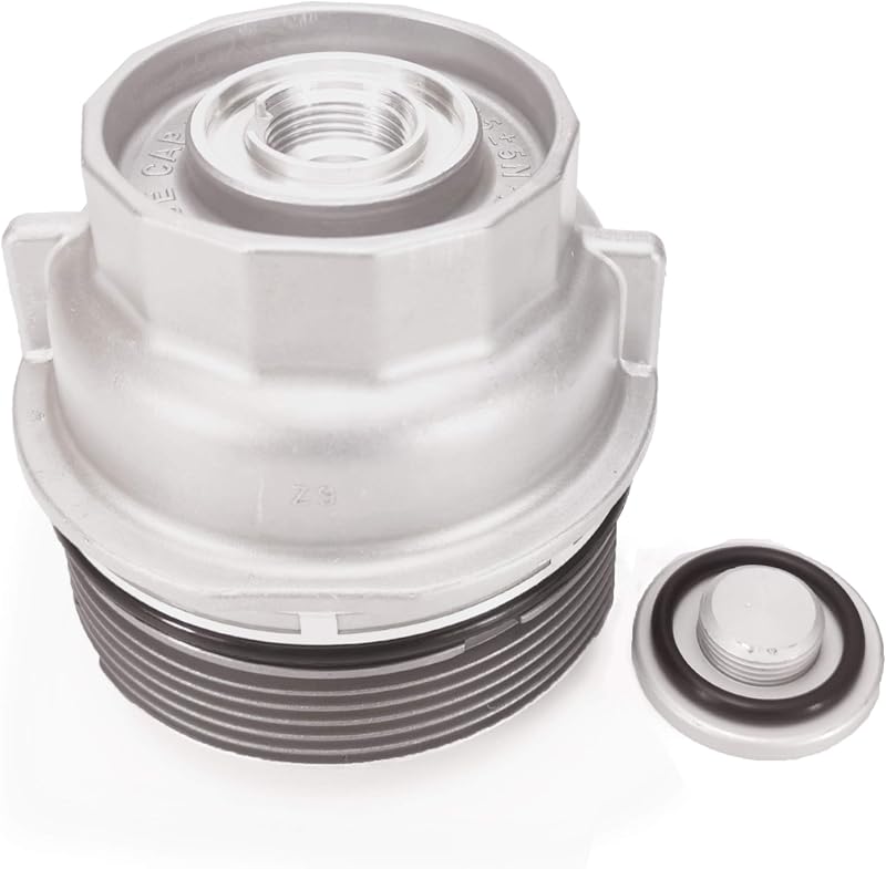Tampa do alojamento do filtro de óleo ROVIKE com bujão para Toyota e Lexus – 1 conjunto
