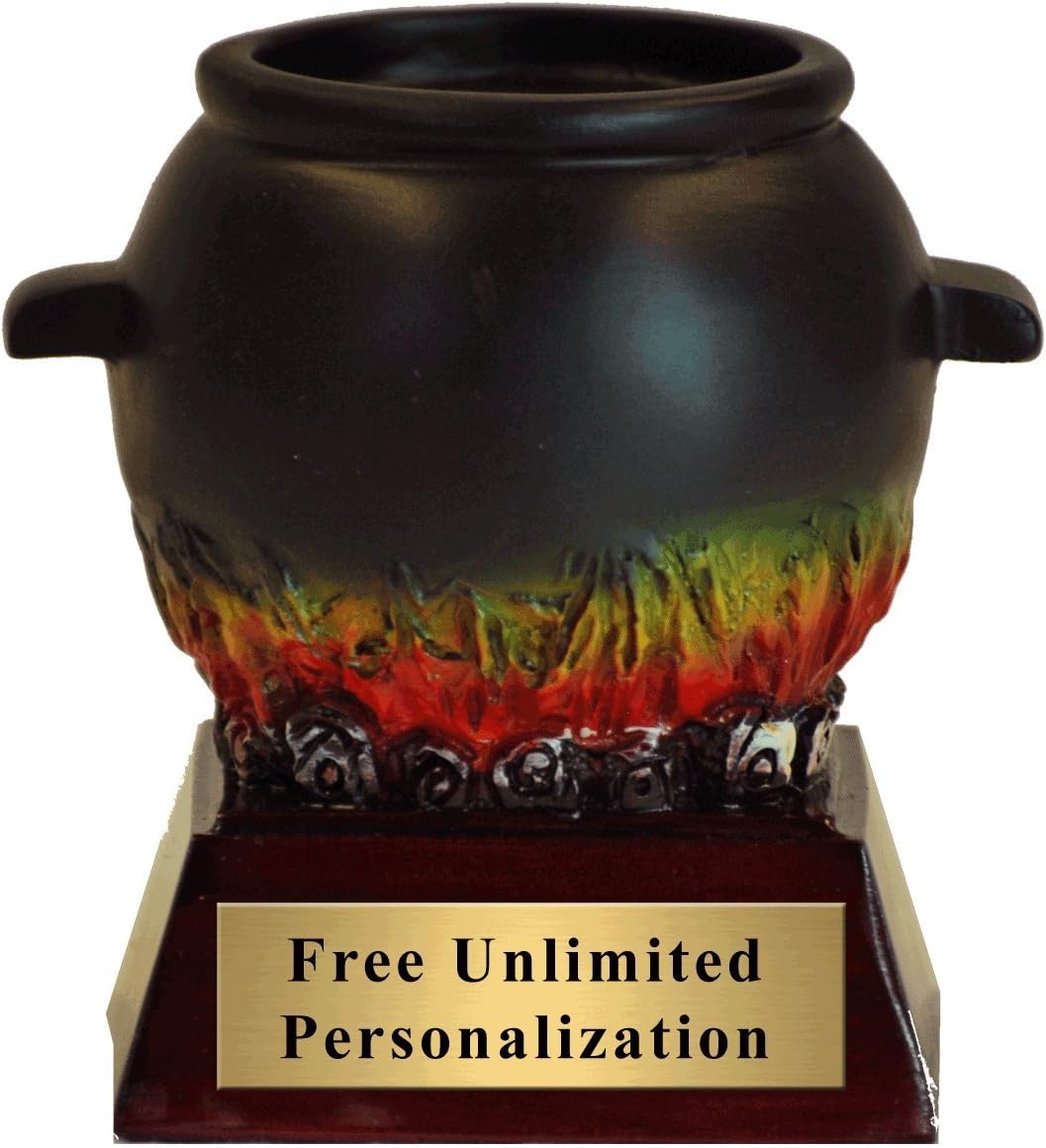 Chili Pot Trophy with 3 Lines of Custom Text