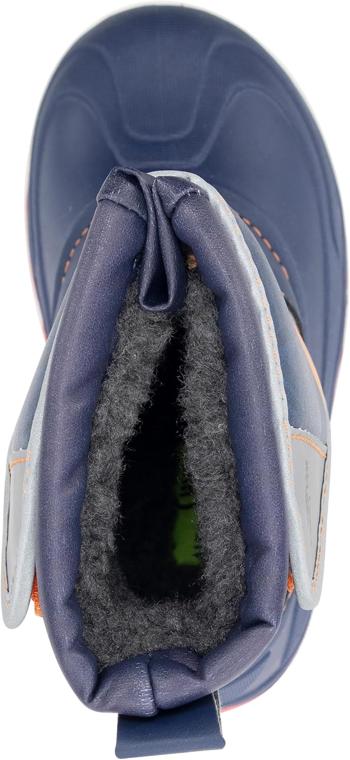 Western Chief Kids' Selah Waterproof Faux Fur Cold Weather Boot, Navy, 1