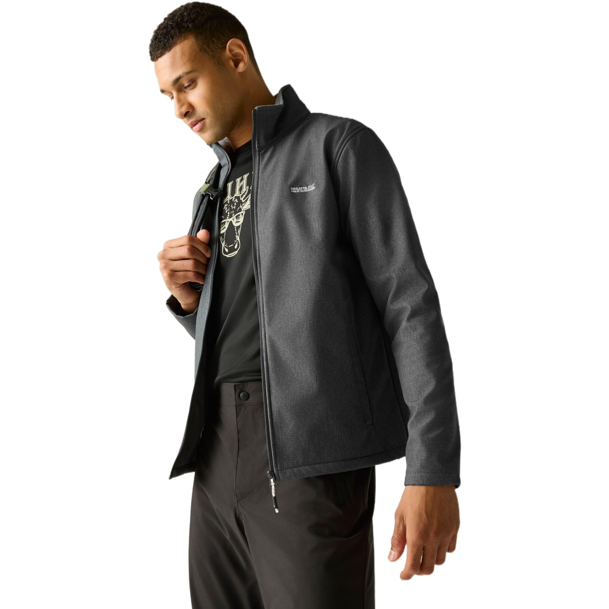 Regatta Cera V Softshell Jacket Size: 3XL Men's Grey