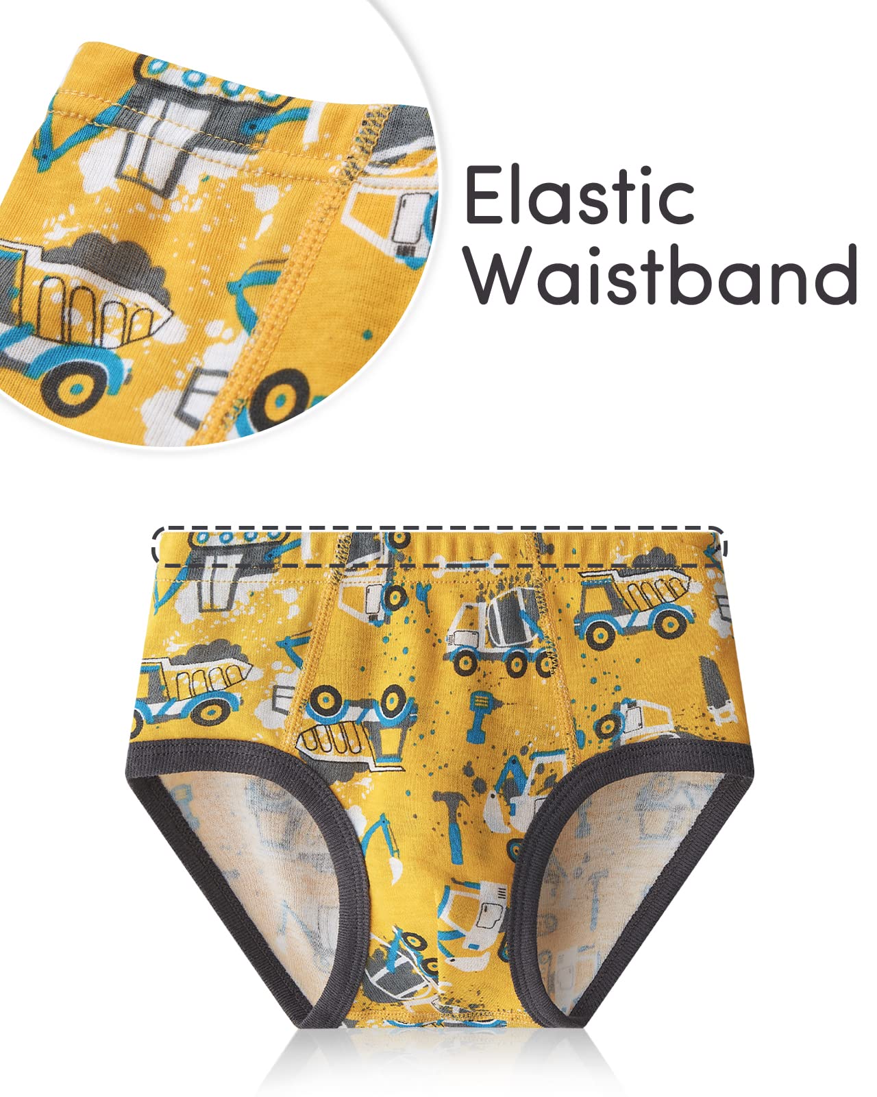 Adorel Jungen Unterhosen Slips Baumwolle Dino Unterwäsche 12er-Pack