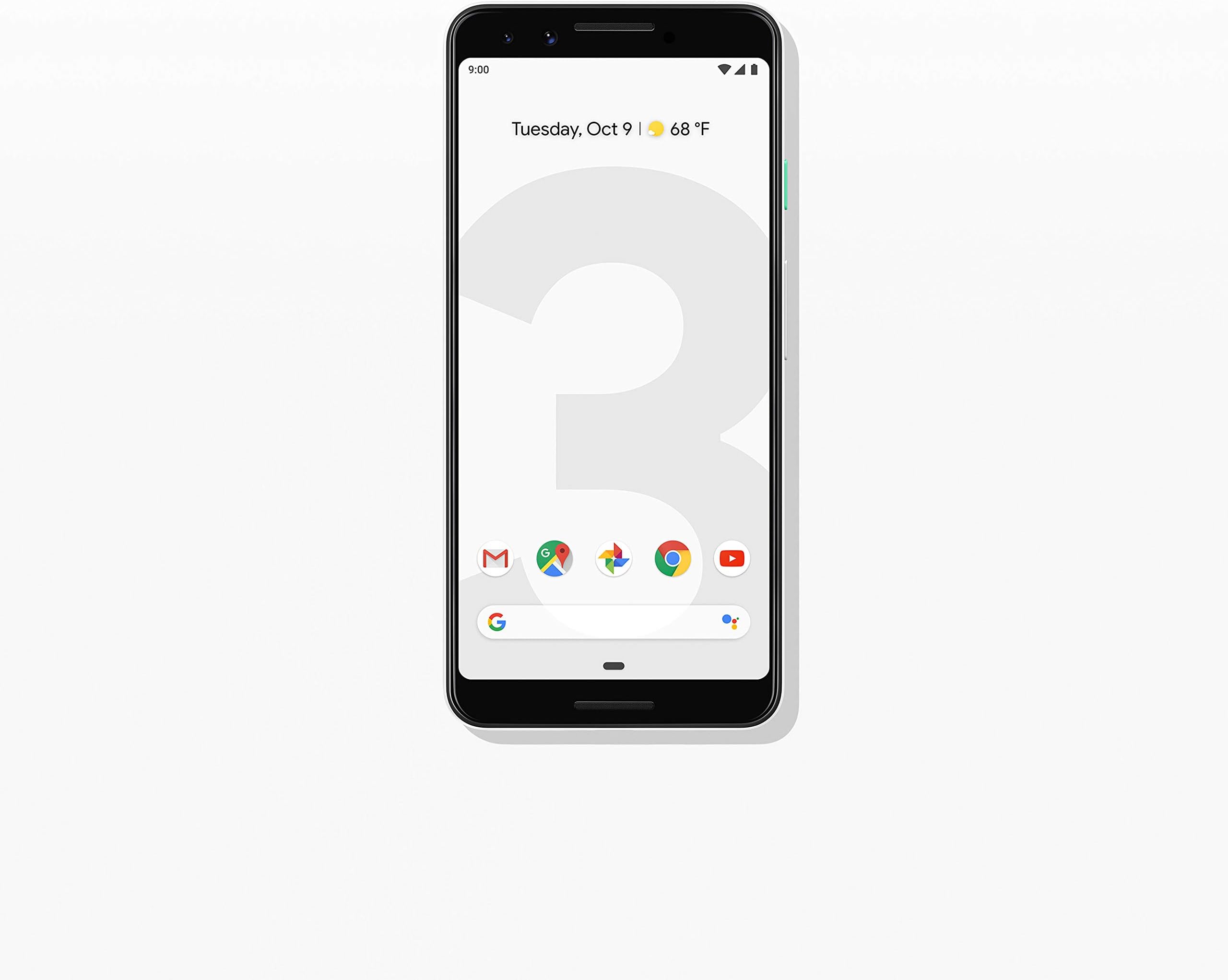 Pixel 3 with 64GB Memory Cell Phone (Unlocked) - Clearly White