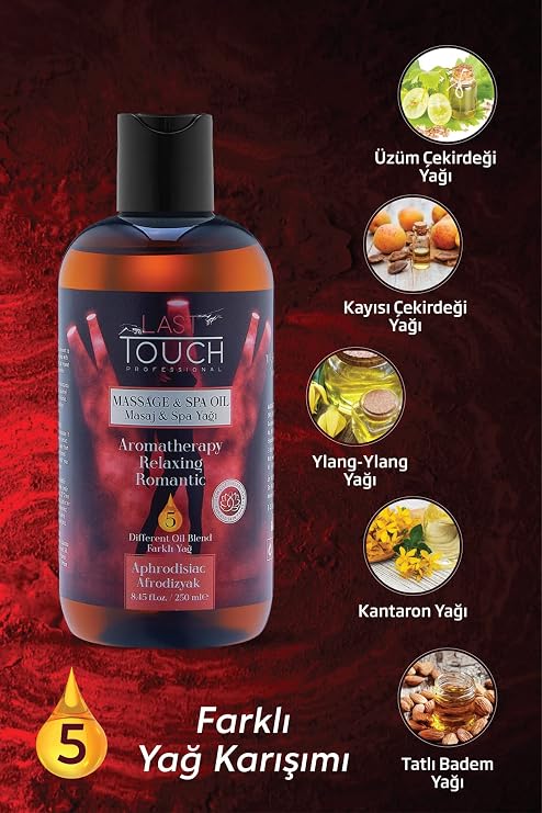 LAST TOUCH Masaj Yağı Aromaterapi (Afrodizyak Seans) 250 ML