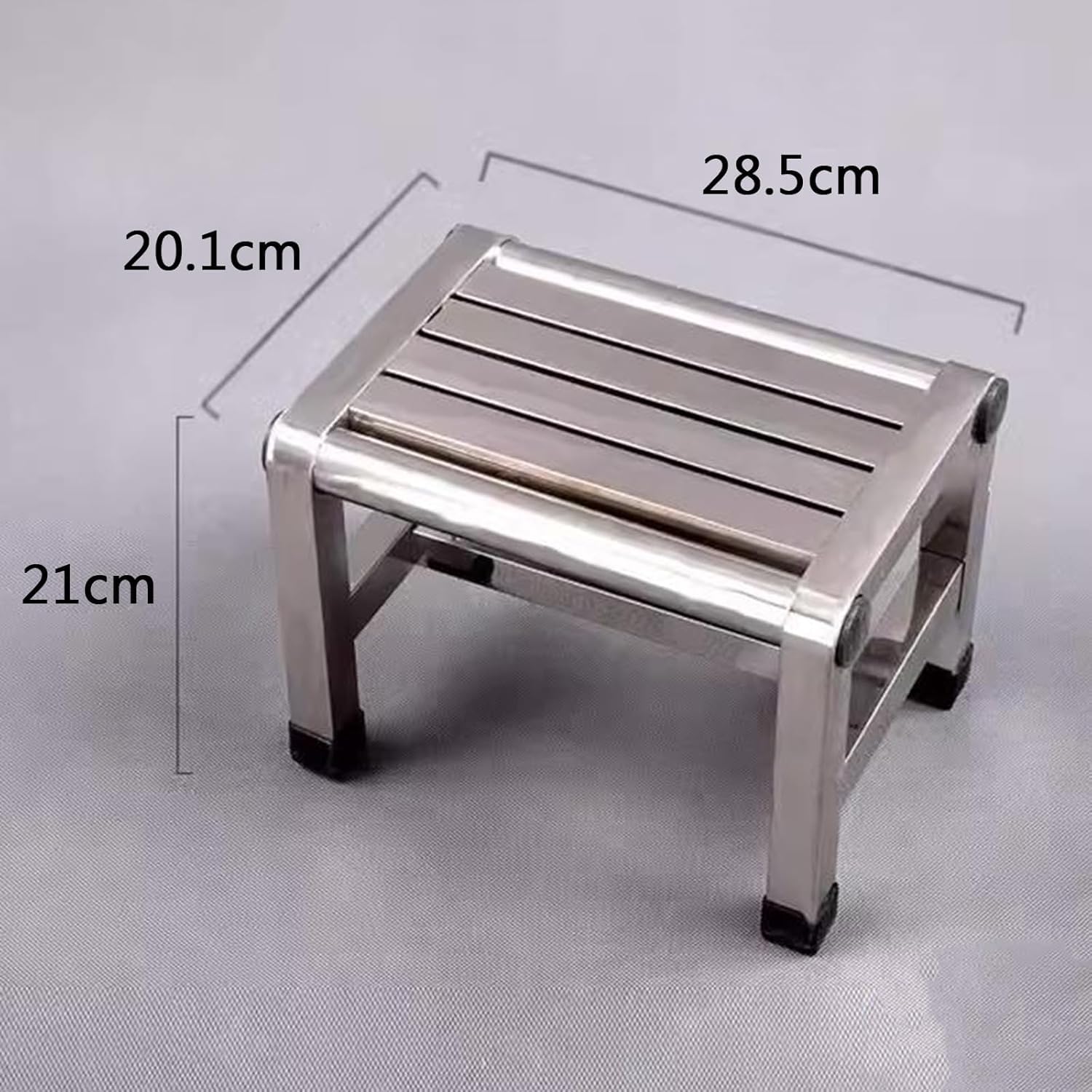 Sgabello da doccia in acciaio inox, sedile antiscivolo per anziani, anziani e incinte, sicuro, confortevole, ausili per la doccia per la comodità del bagno
