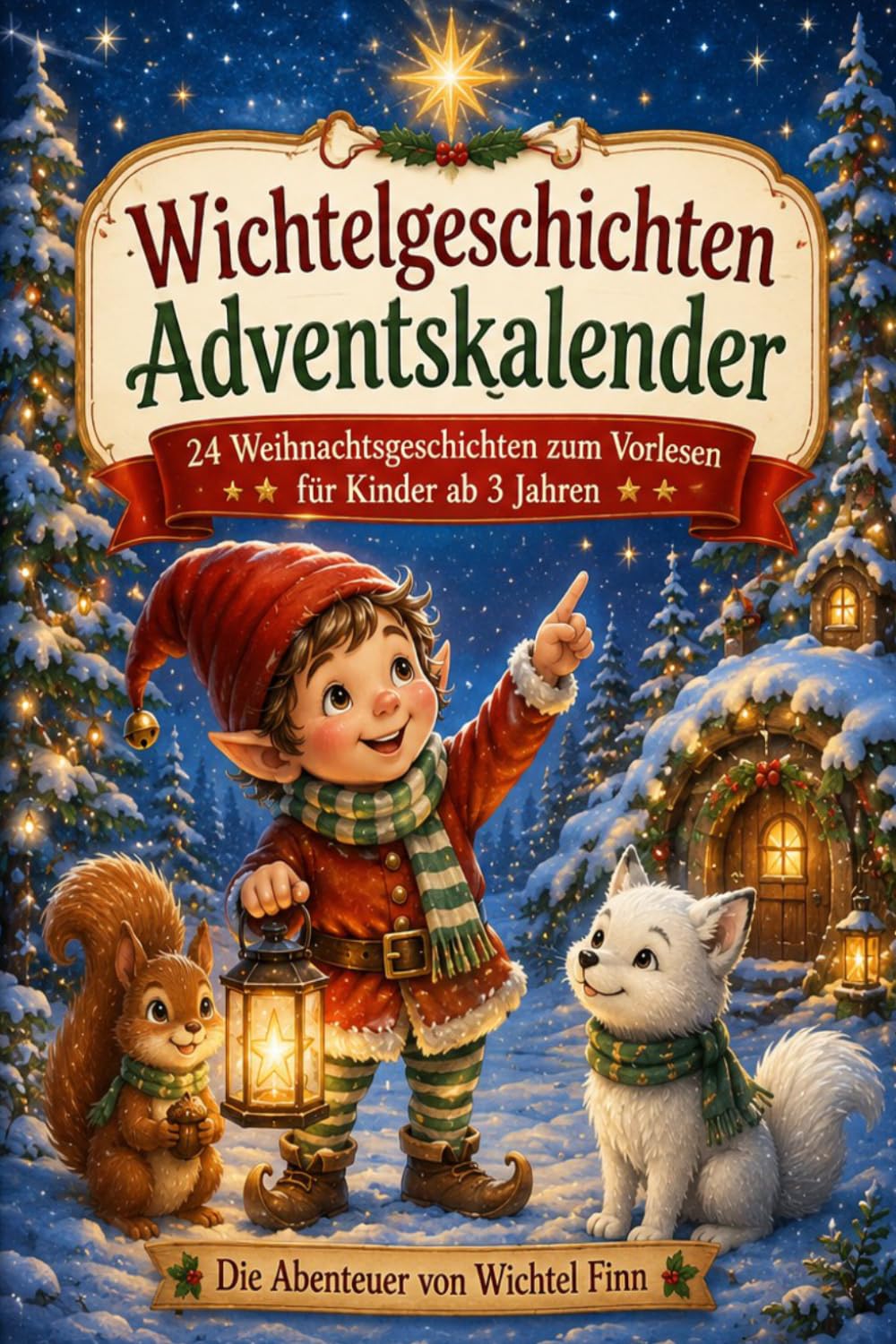 Wichtelgeschichten Adventskalender: 24 Weihnachtsgeschichten zum Vorlesen für Kinder ab 3 Jahren – Liebevolle Wichtelabenteuer für die Adventszeit