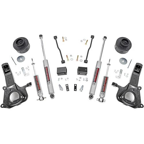 Rough Country 4" Lift Kit w/ N3 Shocks for 2009-2018 Ram 1500 2WD - 30730