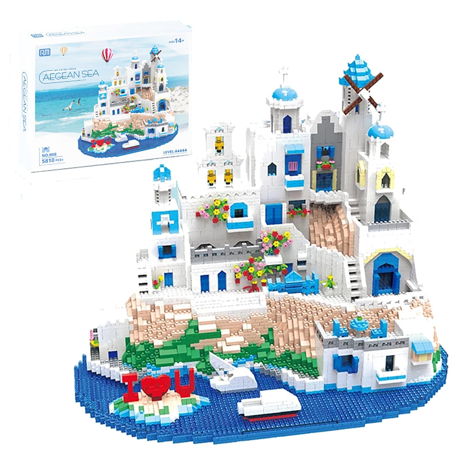 Amazon.co.jp: ギリシャエーゲ海ナノマイクロビルディングブロック