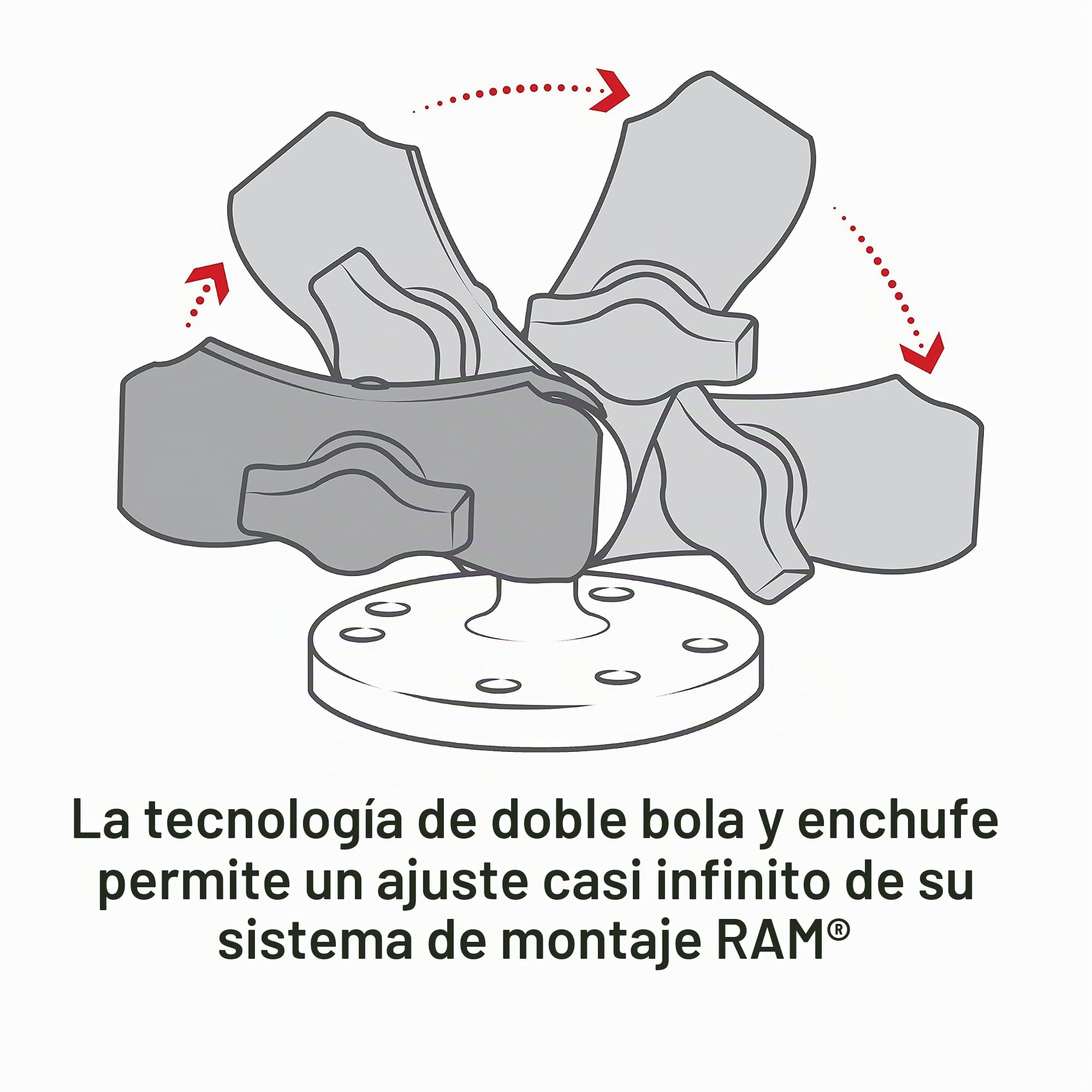 RAM Mount RAM-B-201U-A - Kit de Soporte