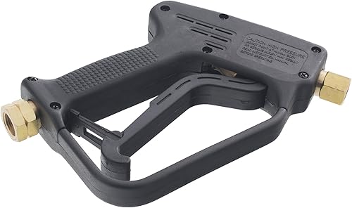 Miniatura 2 de Erie Tools Pistola de lavado a presión de repuesto de 4000 PSI con bloqueo de gatillo de 38 pulgadas. Entrada de 14 pulgadas. Salida hembra 7 GPM