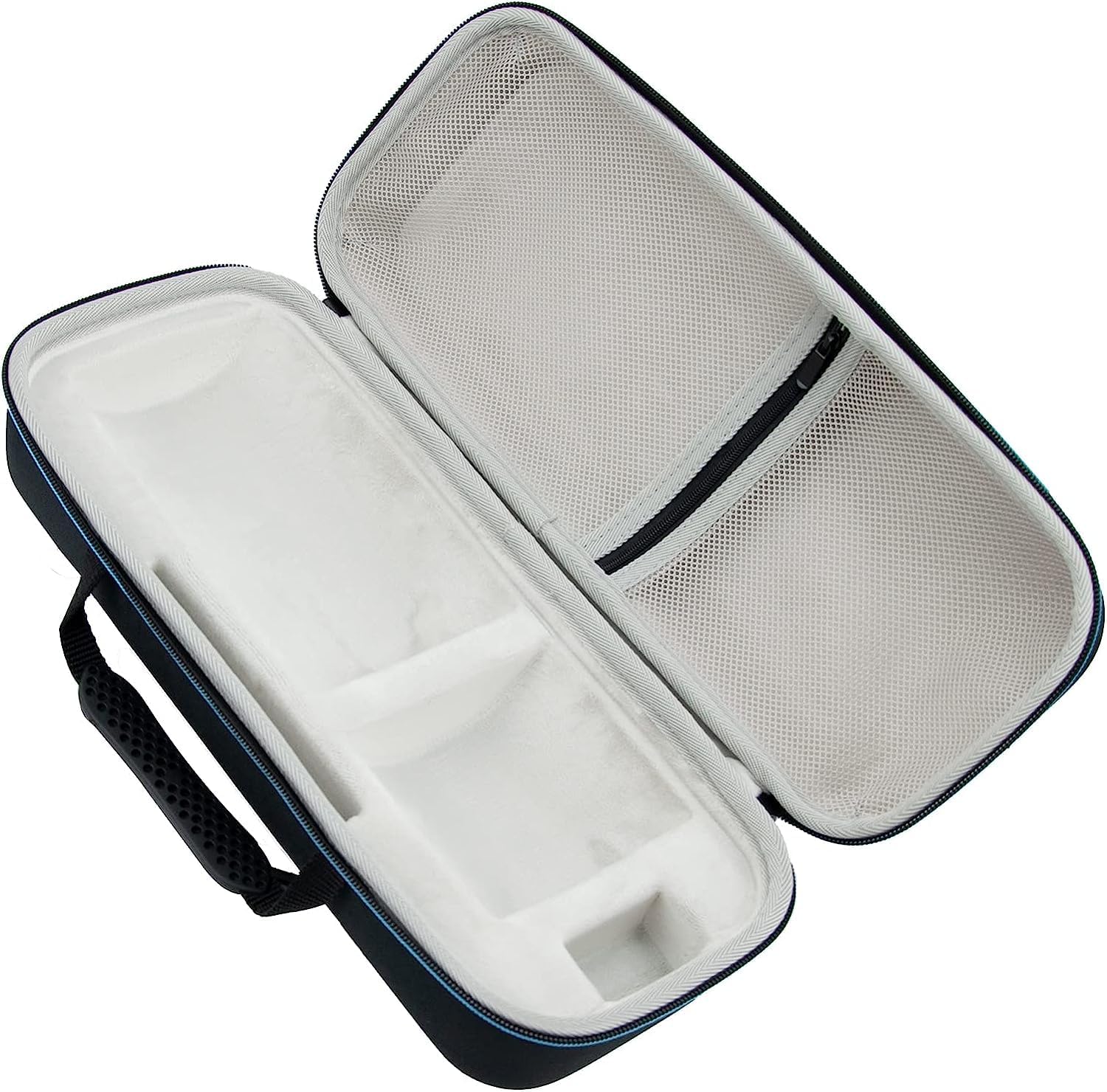 Carrying Case For Samsung Freestyle Projector & The Freestyle 2nd Gen Projector and Battery, EVA Portable Protective Case With Durable Hand Strap, With Mesh Pocket For Accessories