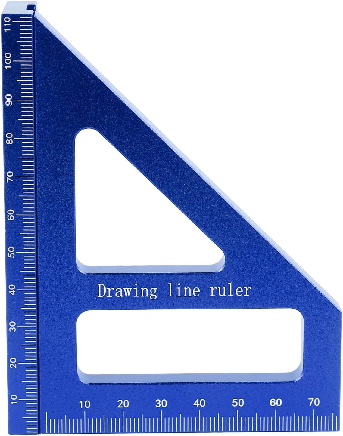 3D Multi Angle Measuring Ruler, Aluminum Alloy Woodworking Square Protractor, High Precision Layout Measuring Tool with Imperial Scales for Engineer Carpenter, DIYers, Decorators