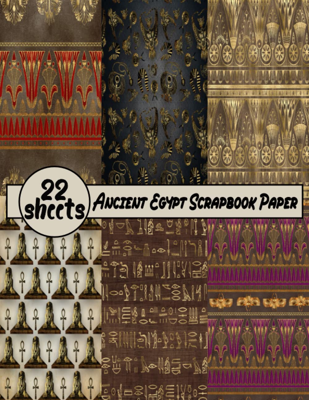 Buy Ancient Egypt Scrapbook Paper 22 Ancient Egypt Sheets for