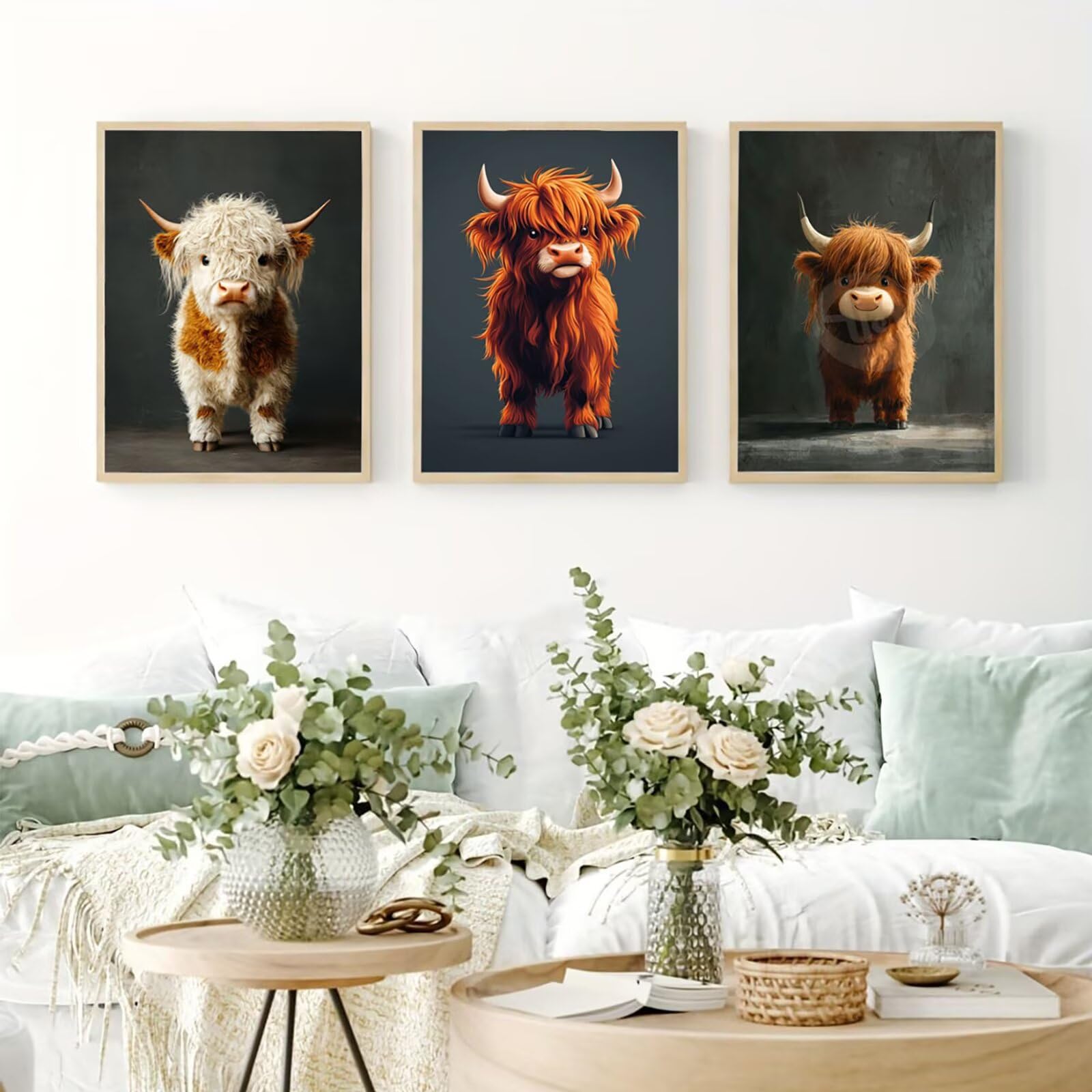 Generico Cnyaunfi 3 Pezzi Animali Pittura Diamante Fai-Da-Te, 5D Nero Diamond Painting Kit Completo per Hobby Creativi Adulti, Per La Decorazione Della Parete Di Casa 70x90cm YF-3384