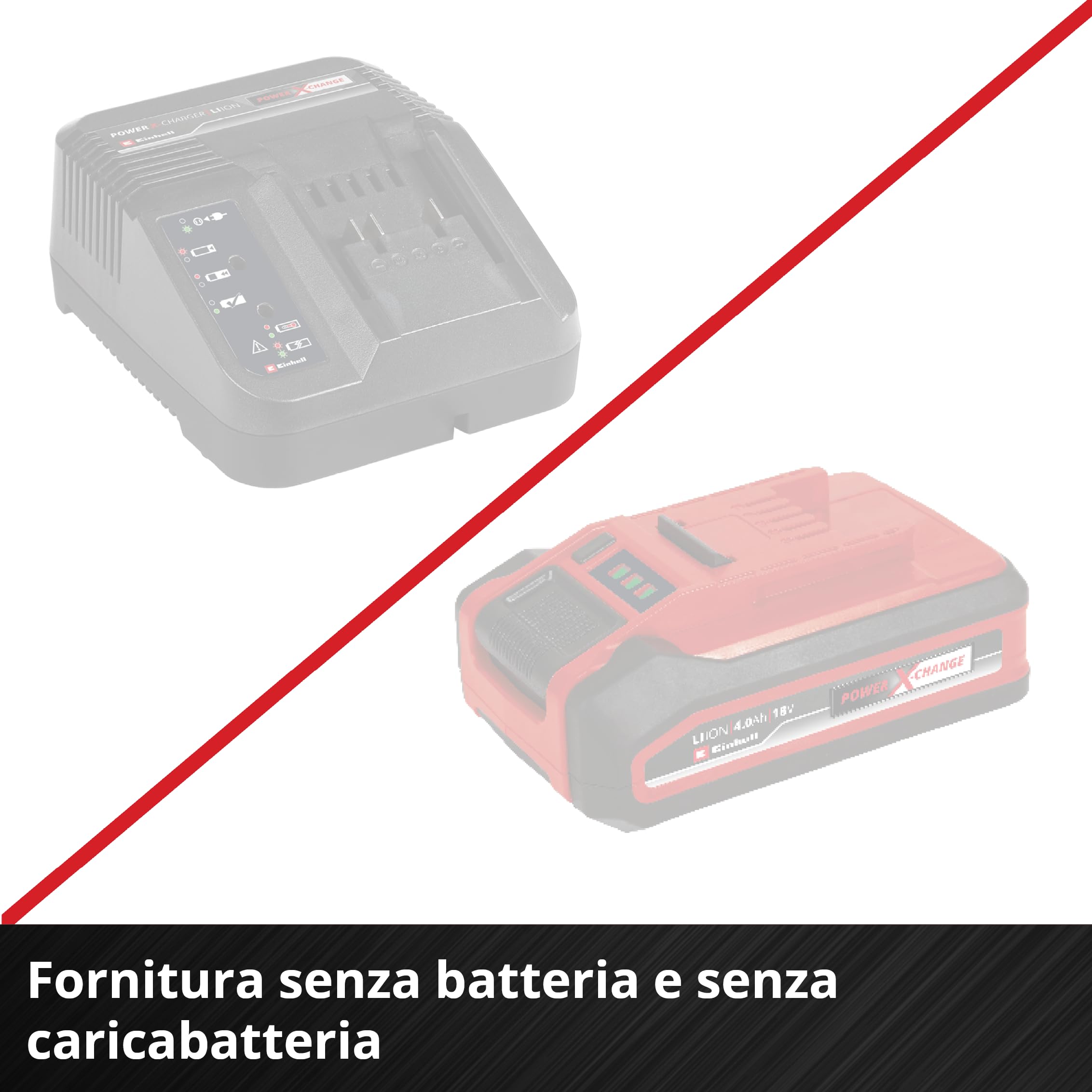 Einhell Outdoor Lampada a batteria GC-OL 18/1500 Li-Solo Power X-Change (18 V, 1500 lm, 7000 K, portata 4 m, testata orientabile, 3 stadi di illuminazione, batteria esclusa)