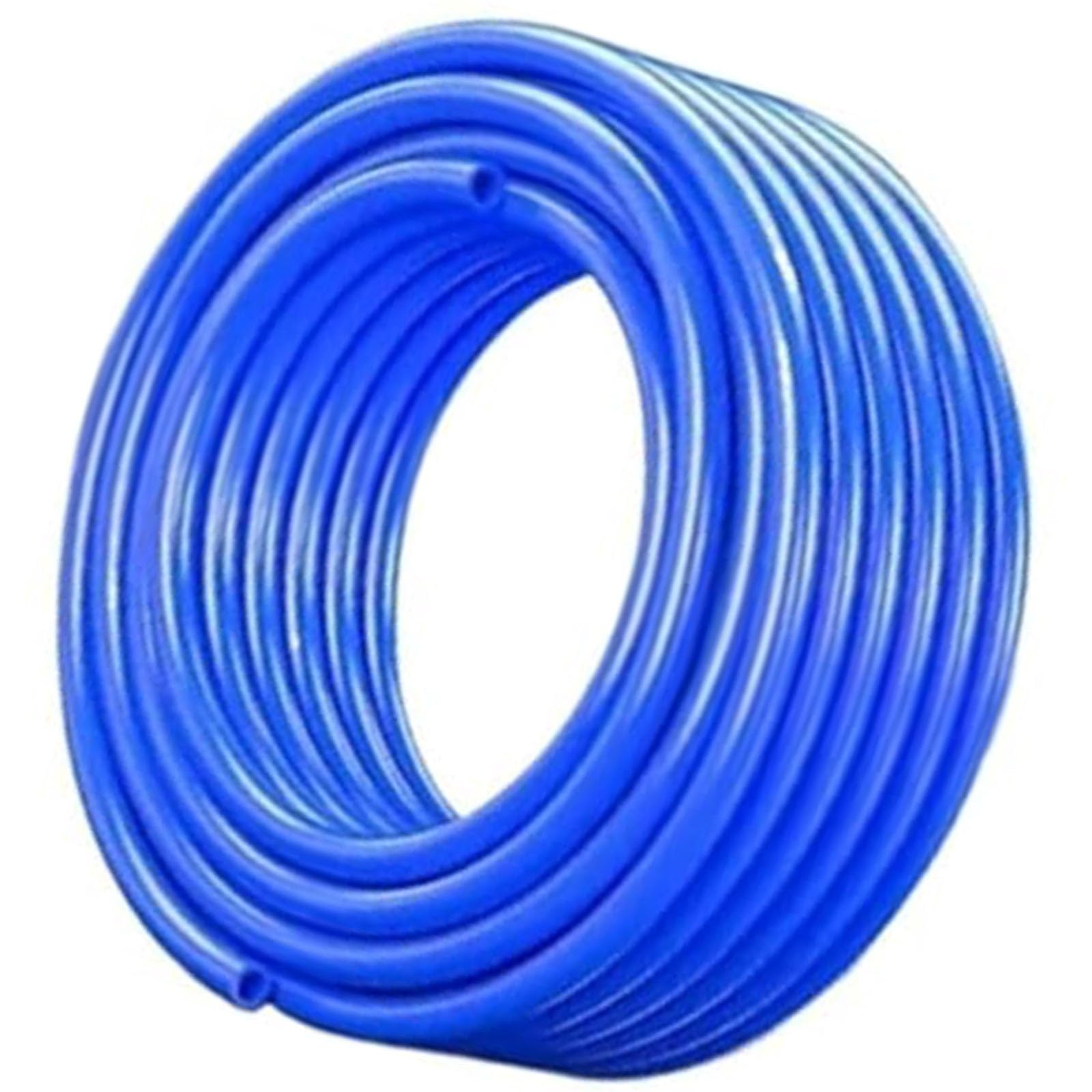 aire manguera tubo comprimido Tubo De Poliuretano Naranja, Manguera De Aire De Polímero Híbrido Para Taller De Reparación De Automóviles/herramienta De Transferencia(D,L 50m/164ft OD X ID 8 X 5mm)