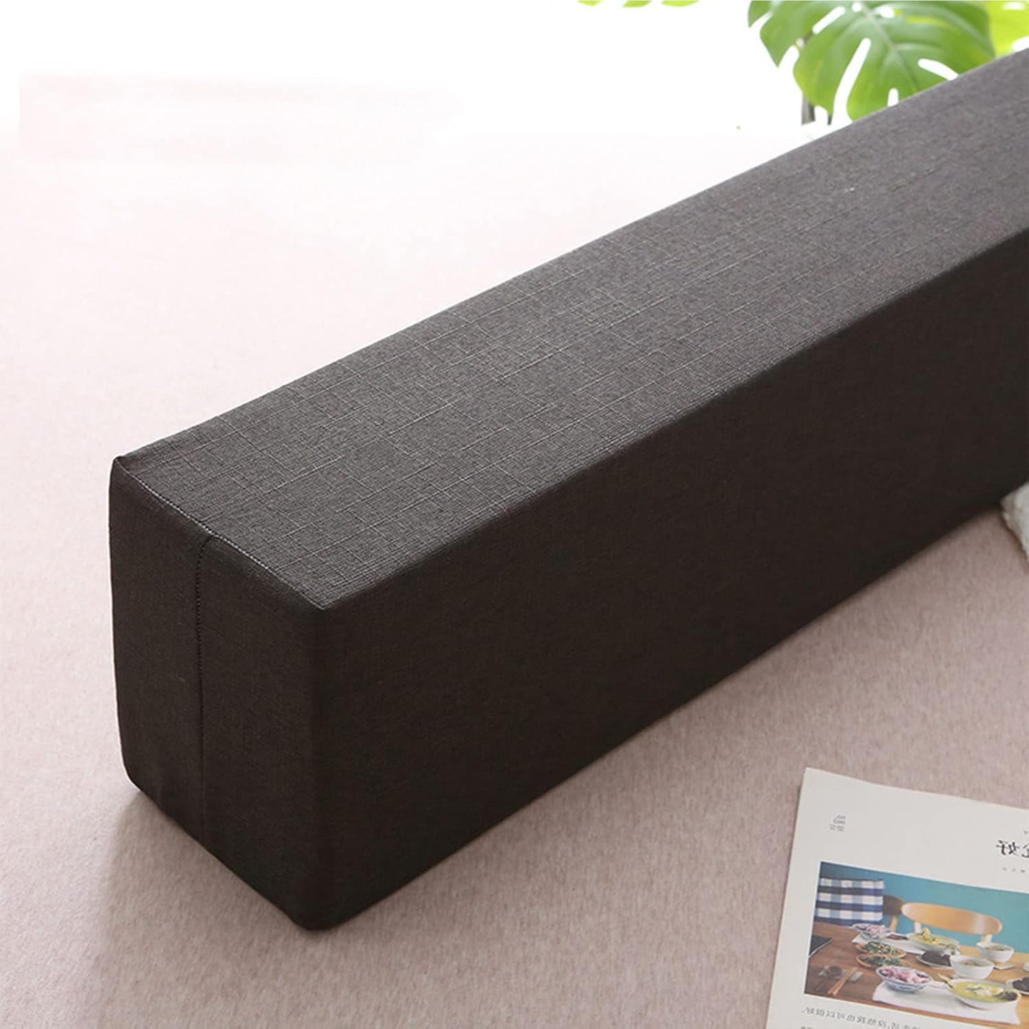 EFELIM Linen Bed Gap Filler for Queen King Size Bed