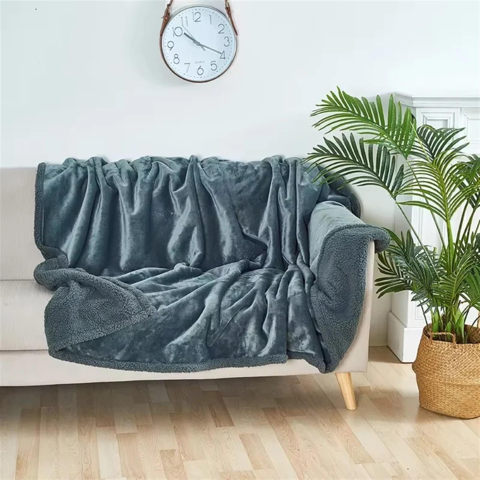 Manta Impermeable Funda Impermeable Reversible for Perros, Manta for Mascotas, for sofá Cama, sofá, Funda Protectora de Muebles de Forro Polar Sherpa for Invierno(Coffee,L (145x165cm))