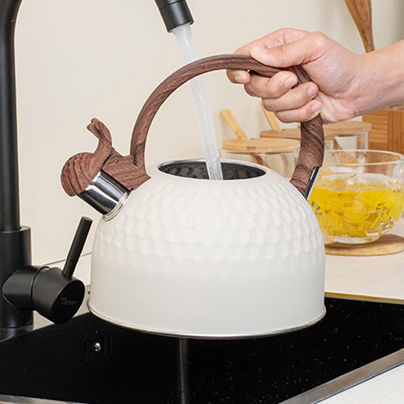 Bollitore Per Acqua Bollitore fischiatore da 2,5 litri con manico