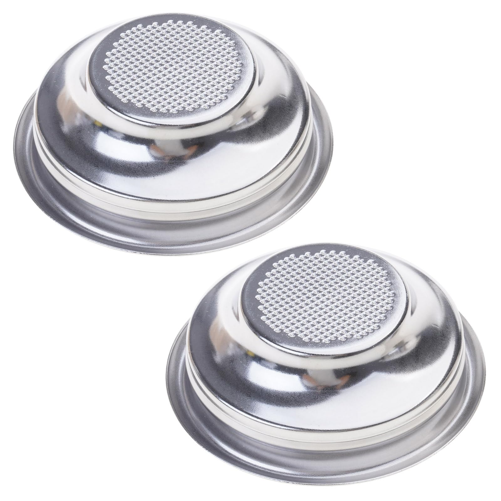 MICFENY 2pcs Stainless Steel Coffee Filter Basket 51/58mm Design for Single Cup Brewing Practical and Sturdy