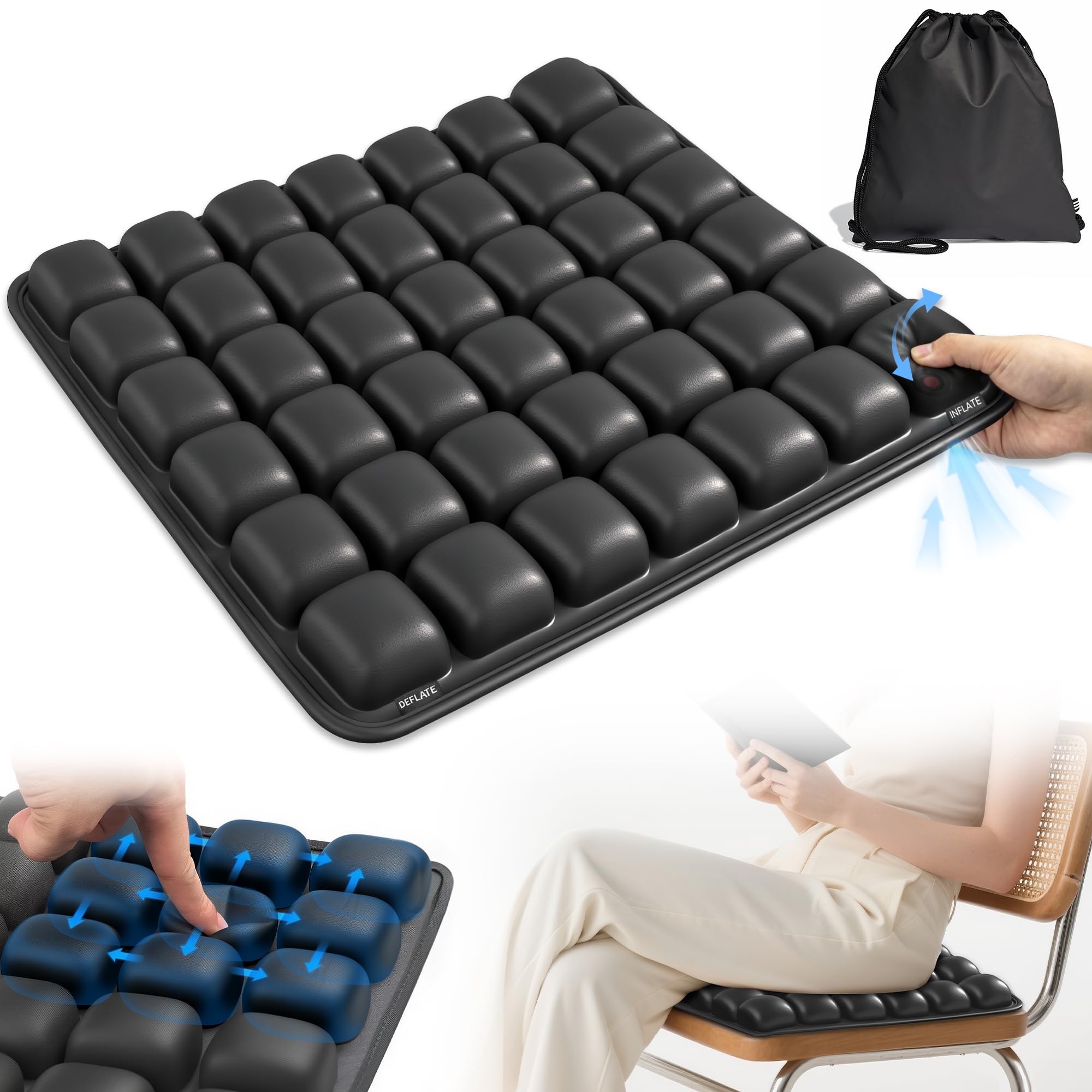 S GJHUI Upgrade Airplane Seat Cushion