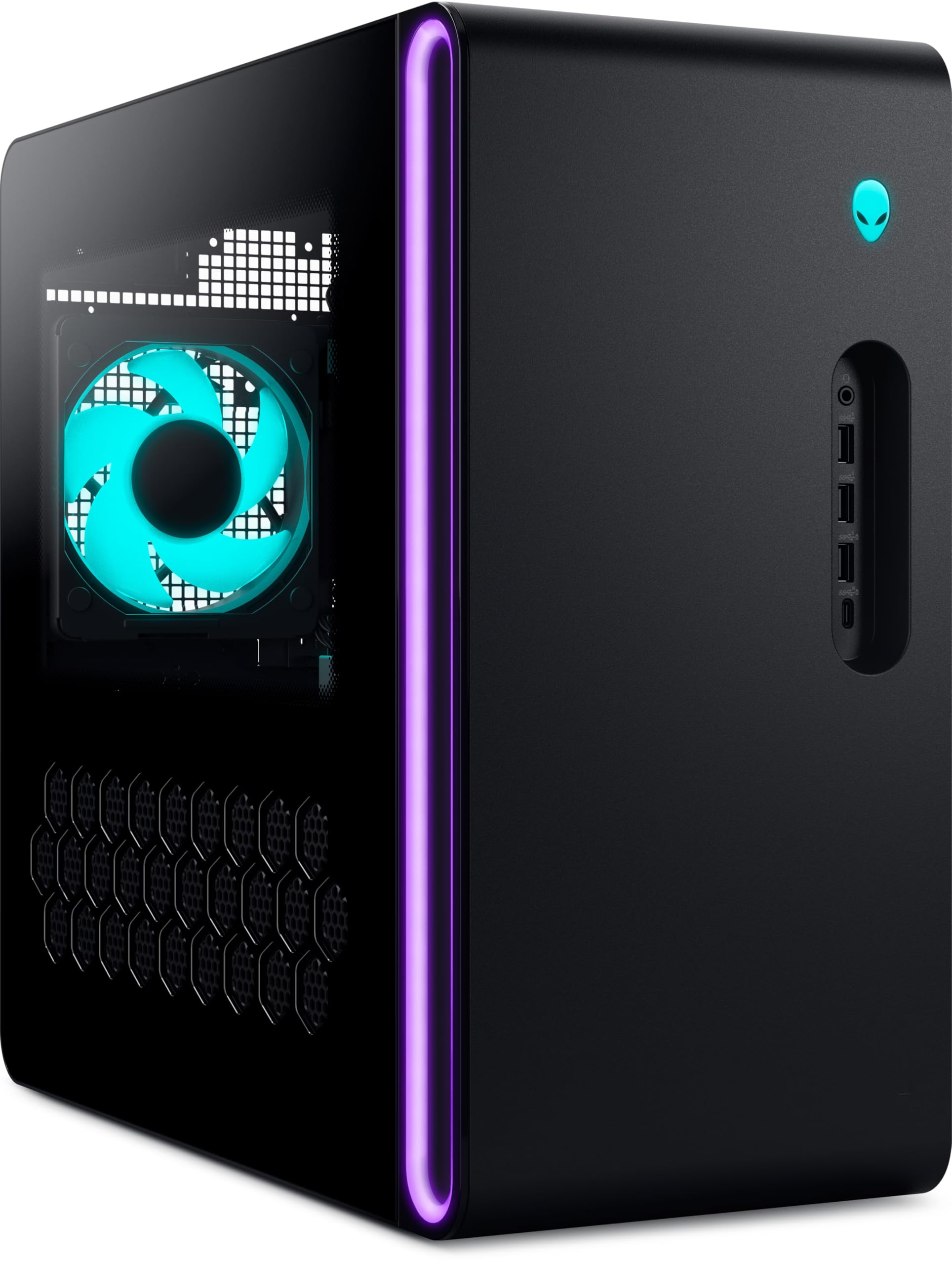 Alienware Aurora ACT1250 Gaming Desktop PC - Intel Core Ultra 7 265F 20-Core up to 5.3 GHz, 96GB DDR5 RAM, 4TB NVMe SSD, NVIDIA GeForce RTX 5060 Ti 8GB, Liquid Cooling, Windows 11 Pro