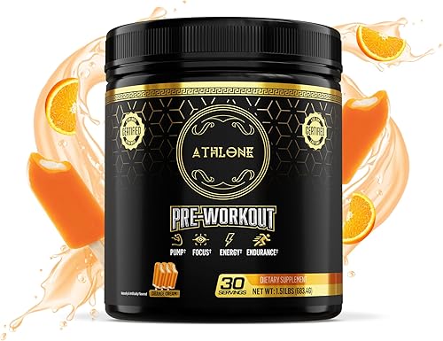 Athlone Polvo de preentrenamiento, suplemento para hombres y mujeres, la mejor bebida energética en polvo preentrenamiento con alto contenido de