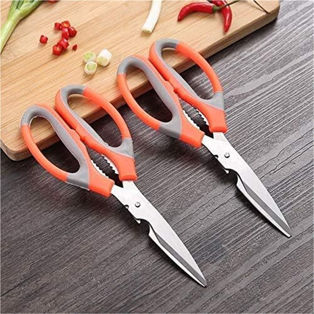 Multi-functional Kitchen Scissors, Stainless Steel Poultry Shears, Nutcracker, Bottle Opener, Bone, Cooking Tools
